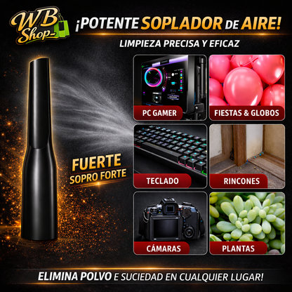 Aspirador de mano con función de soplido
