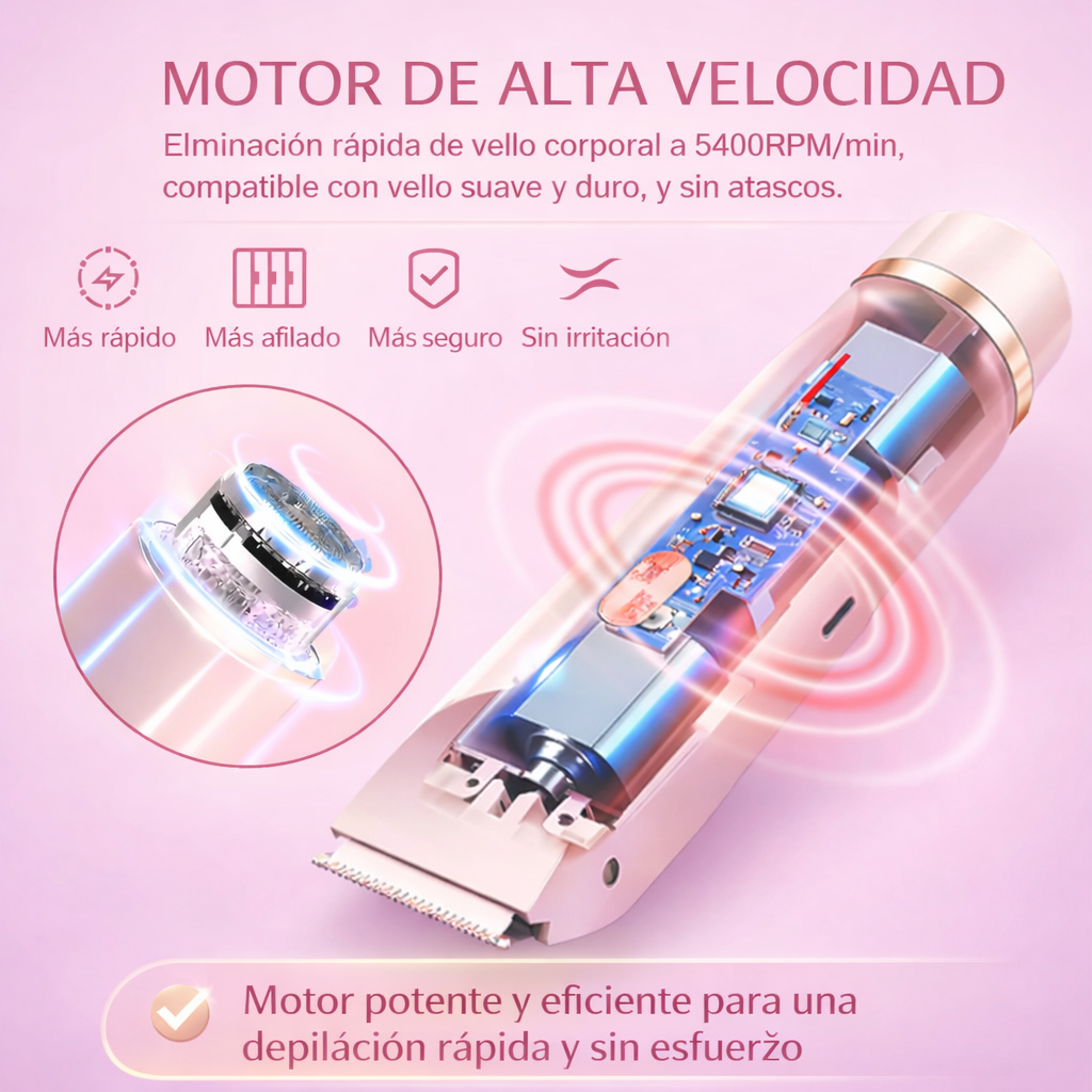 MÁQUINA DEPILADORA 2 EN 1